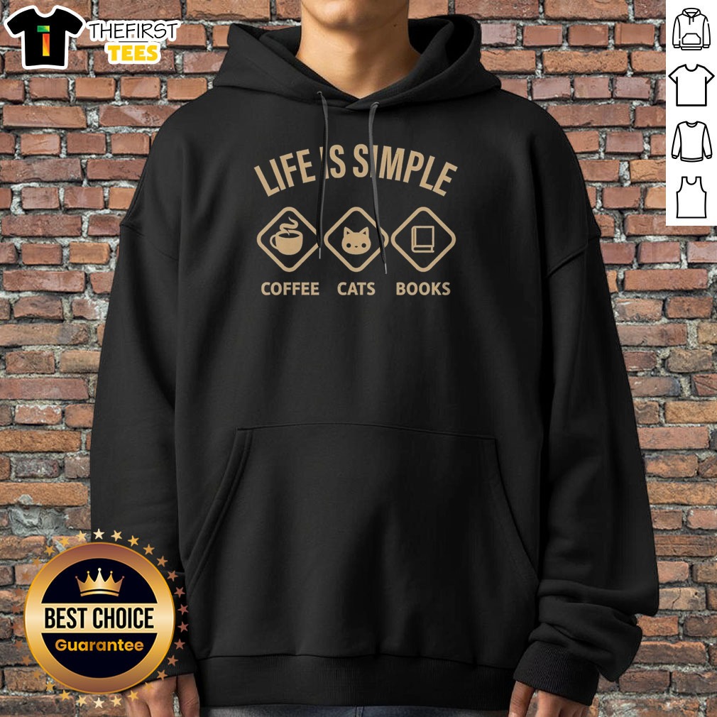 Cat Lover Shirt on Hoodie Cat Lover Shirt shown as a hoodie preview