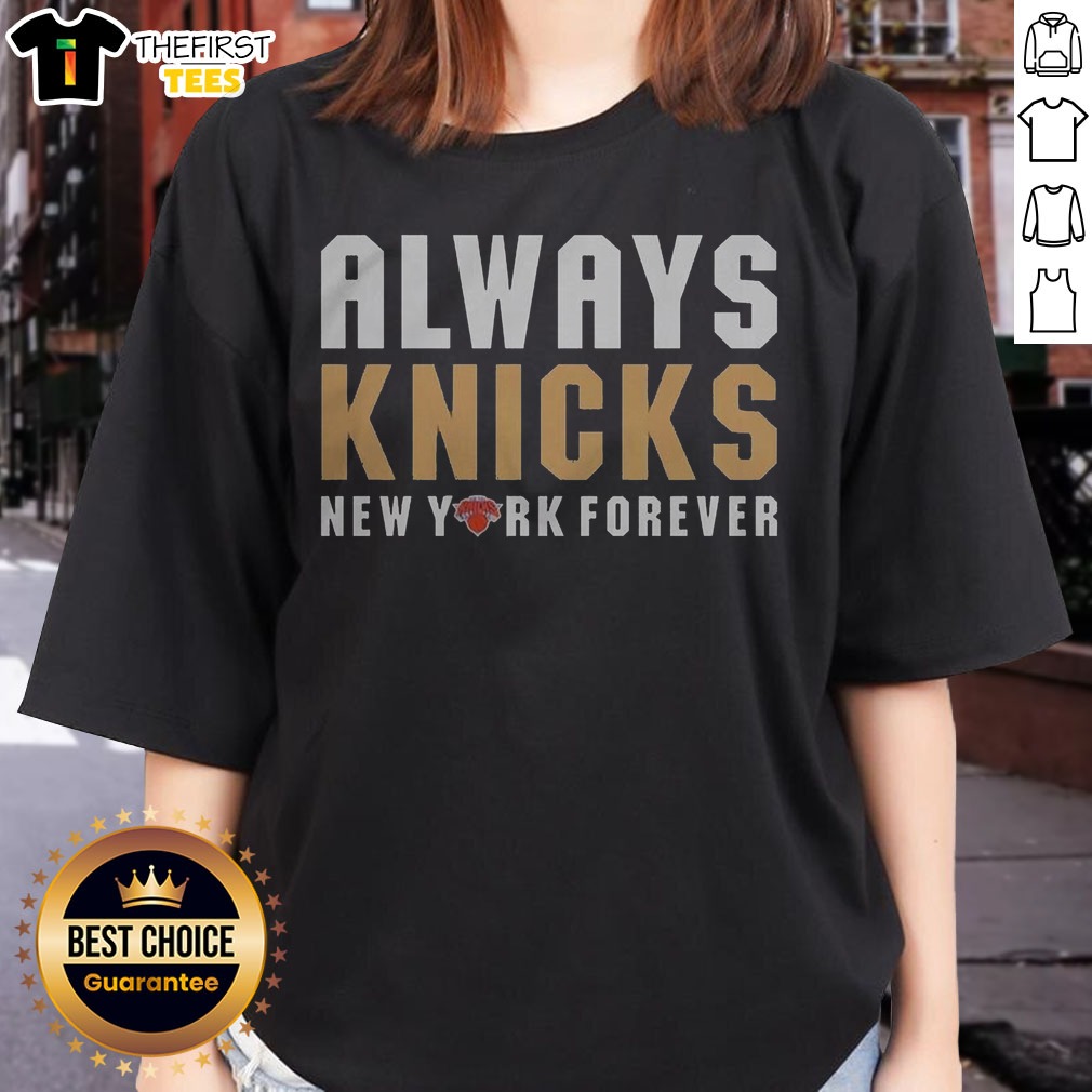 Good New York Knicks Forever Always Knicks NBA Champions 2026 Shirt on Ladies Shirt Good New York Knicks Forever Always Knicks NBA Champions 2026 Shirt shown as a ladies shirt preview
