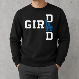 Hot Los Angeles Dodgers LA Girl Dad Sweater