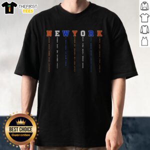 Hot New York Knicks Never Back Down Stay Focused Shirt featuring bold text on a comfortable crewneck tee