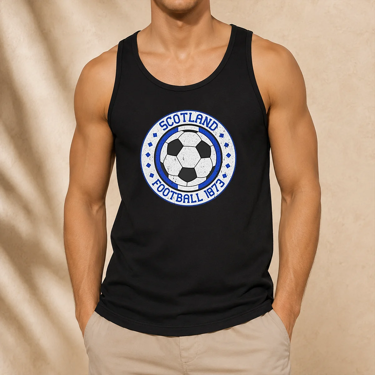 Hot Scotland Football 1873 Vintage Tank Top