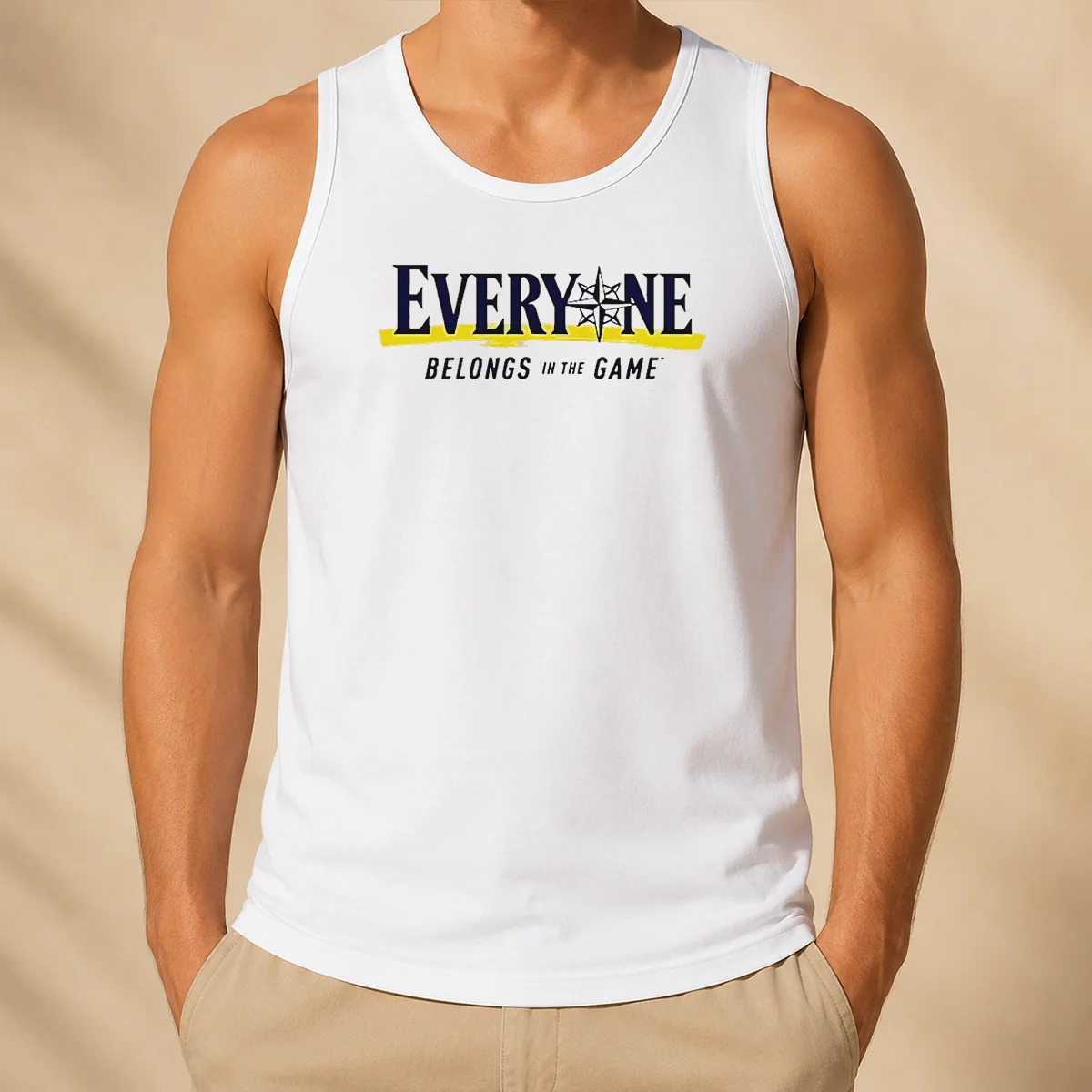Hot Seattle Mariners Everyone Belongs In The Game Tank Top