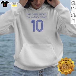 Hot Zinedine Zidane France National Team 10 The Game Ended The Legacy Didn'T Hoodie