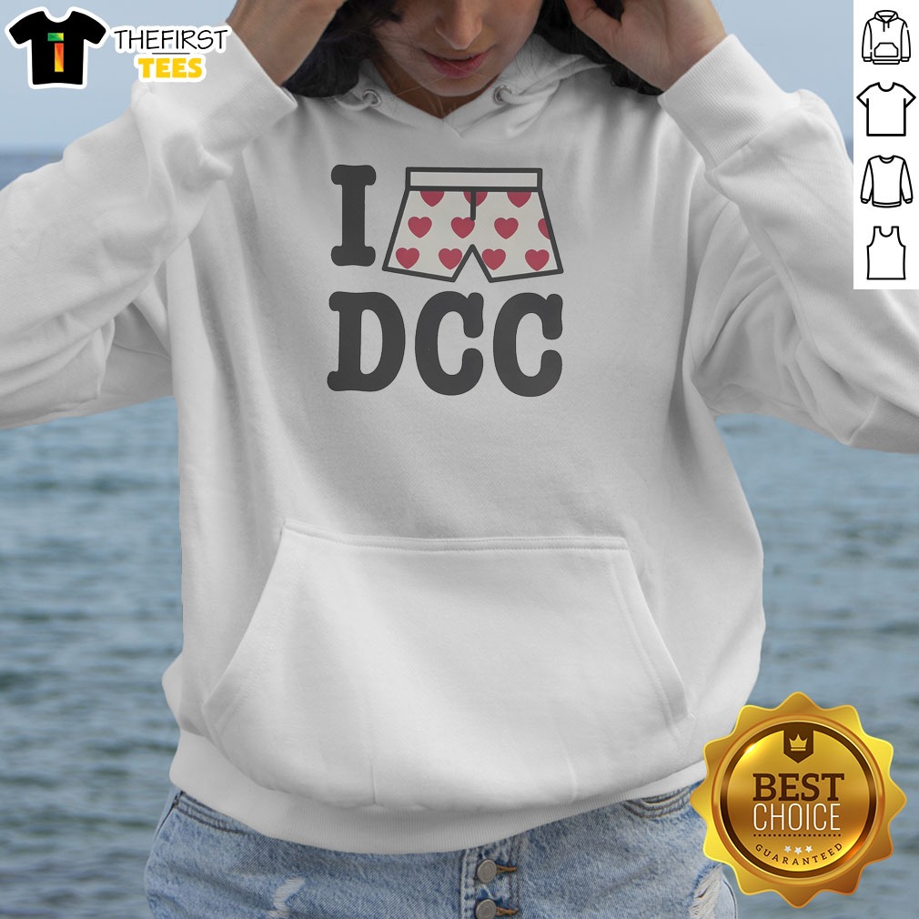 I Heart Print Boxers DCC Hoodie