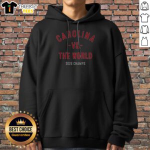 Nice Carolina Hockey Vs. The World 2026 Champs Hoodie
