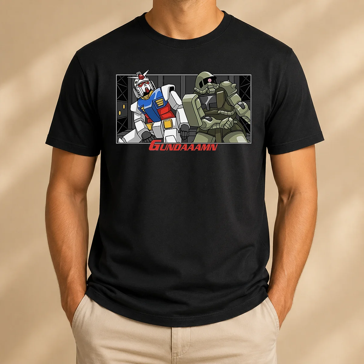 Nice Gundaaamn Gundam Damn Meme Shirt Nice Gundaaamn Gundam Damn Meme Shirt