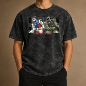 Nice Gundaaamn Gundam Damn Meme Washed T-Shirt