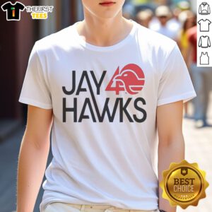 Nice Jayhawks 40th Anniversary Retro Shirt displayed on a neutral background, showcasing its vibrant colors and design.
