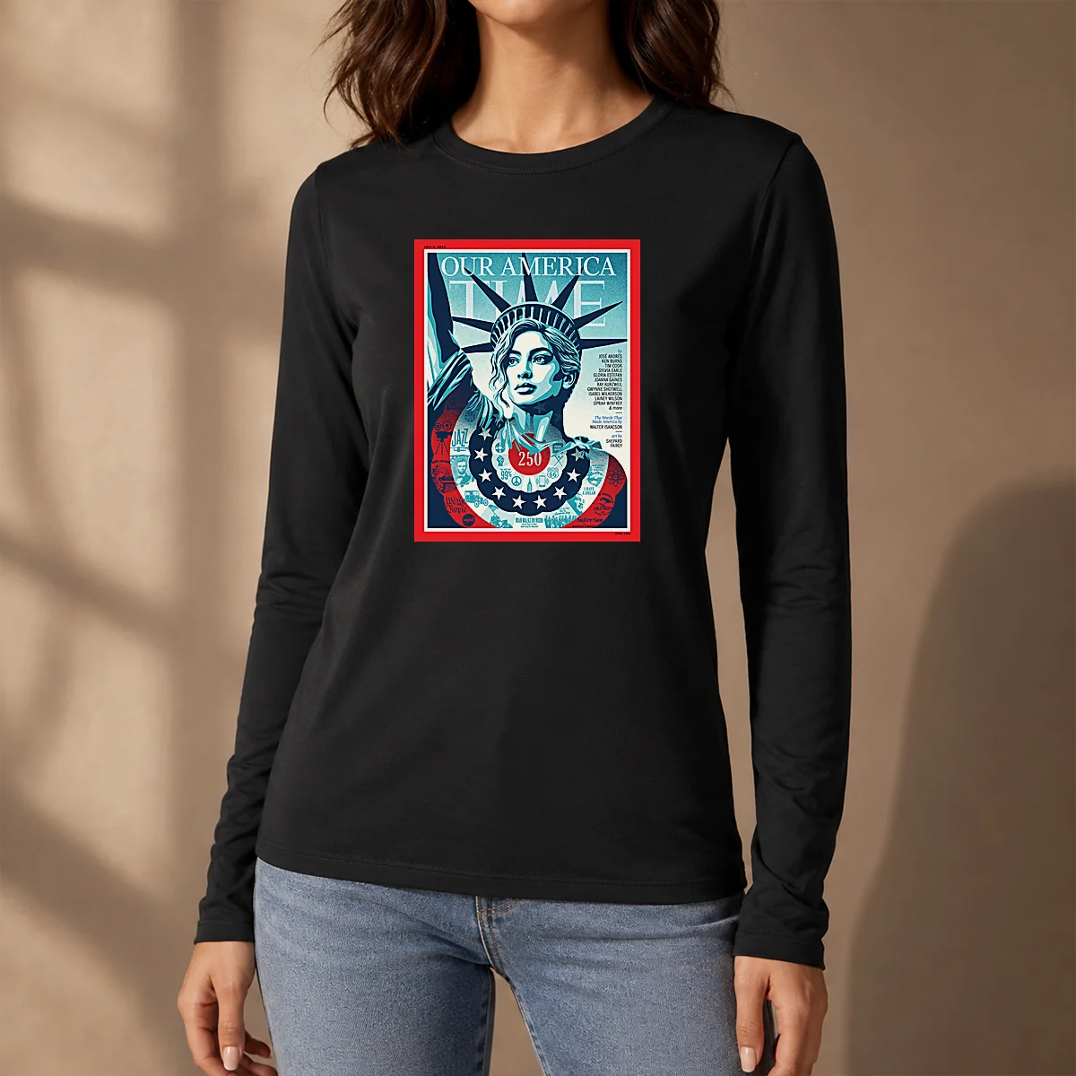 Nice Our America Time Magazine July 6 2026 Long Sleeve Shirt