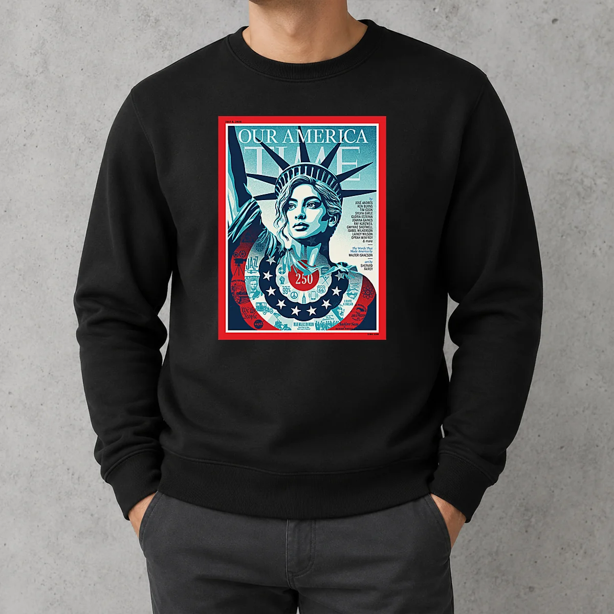 Nice Our America Time Magazine July 6 2026 Sweater