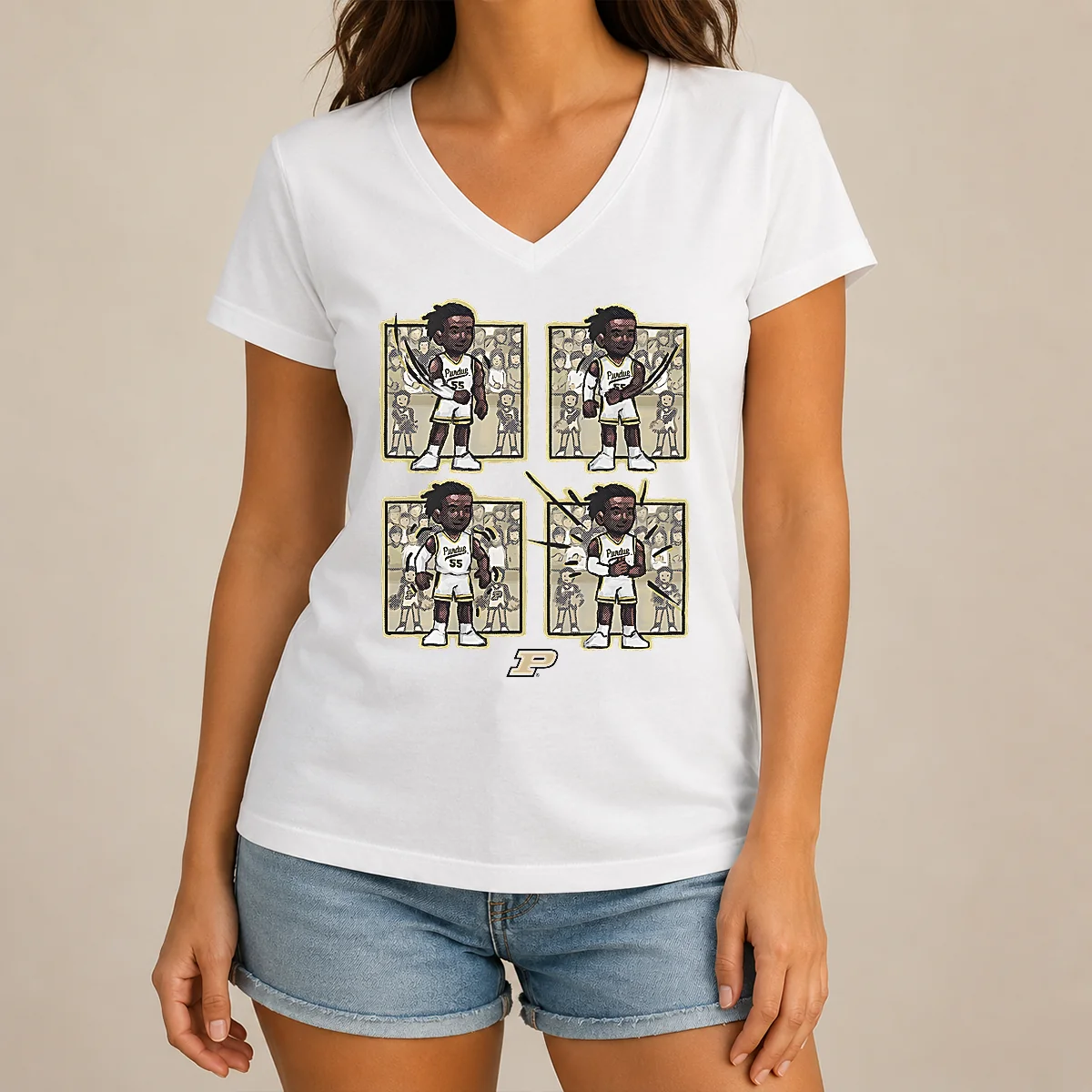 Official Basketball Purdue The Lance Dance V-Neck Shirt Official Basketball Purdue The Lance Dance V-Neck Shirt
