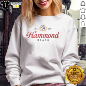 Official Hammond Bears Chicago Bears Since 2026 Sweatshirt featuring team colors and logo.