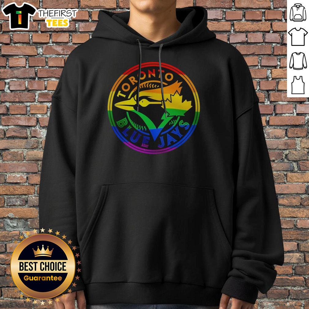 Official Toronto Blue Jays Pride Logo Major League Baseball MLB Logo Shirt on Hoodie Official Toronto Blue Jays Pride Logo Major League Baseball MLB Logo Shirt shown as a hoodie preview
