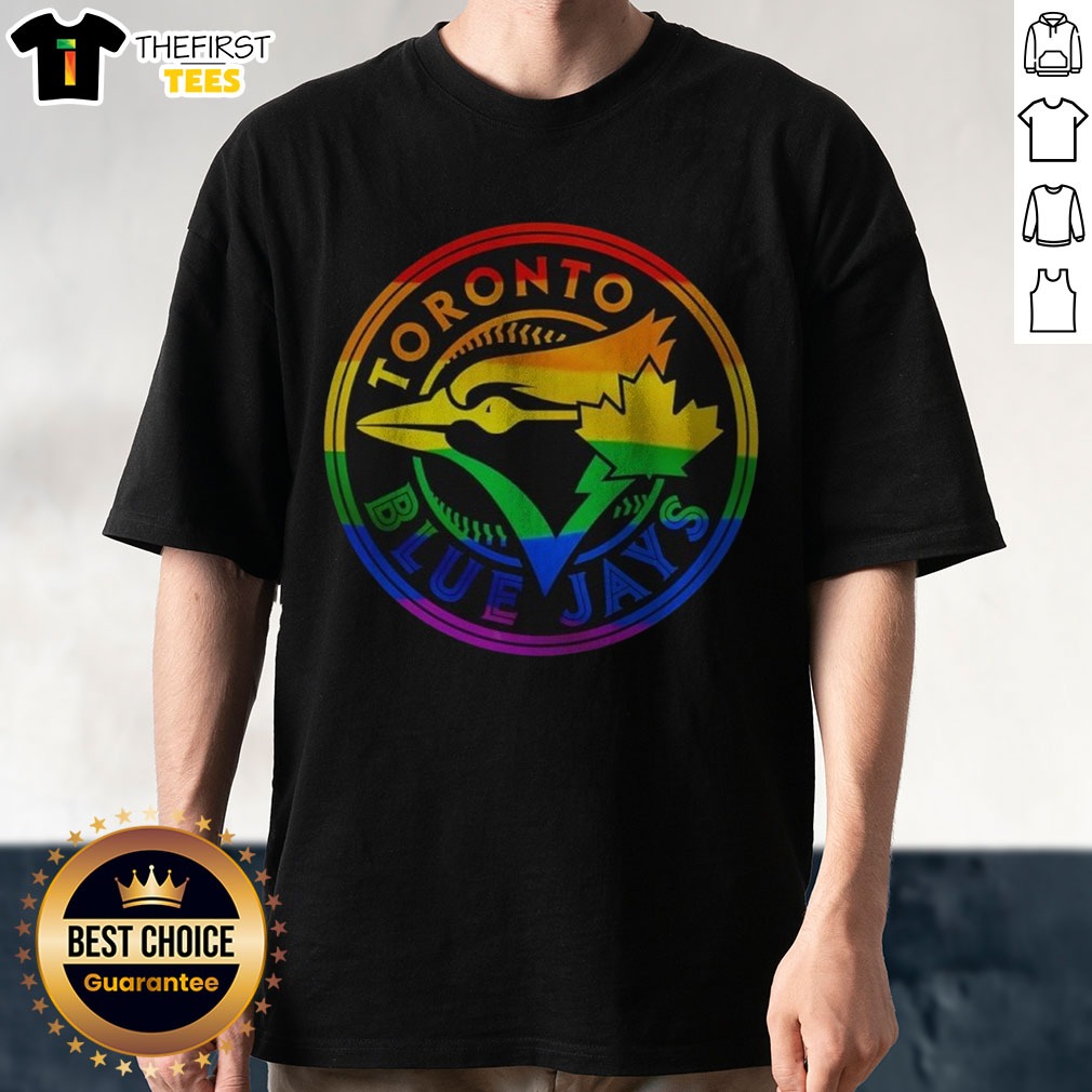 Official Toronto Blue Jays Pride Logo Major League Baseball MLB Logo Shirt on Classic Shirt Official Toronto Blue Jays Pride Logo Major League Baseball MLB Logo Shirt shown as a classic shirt preview