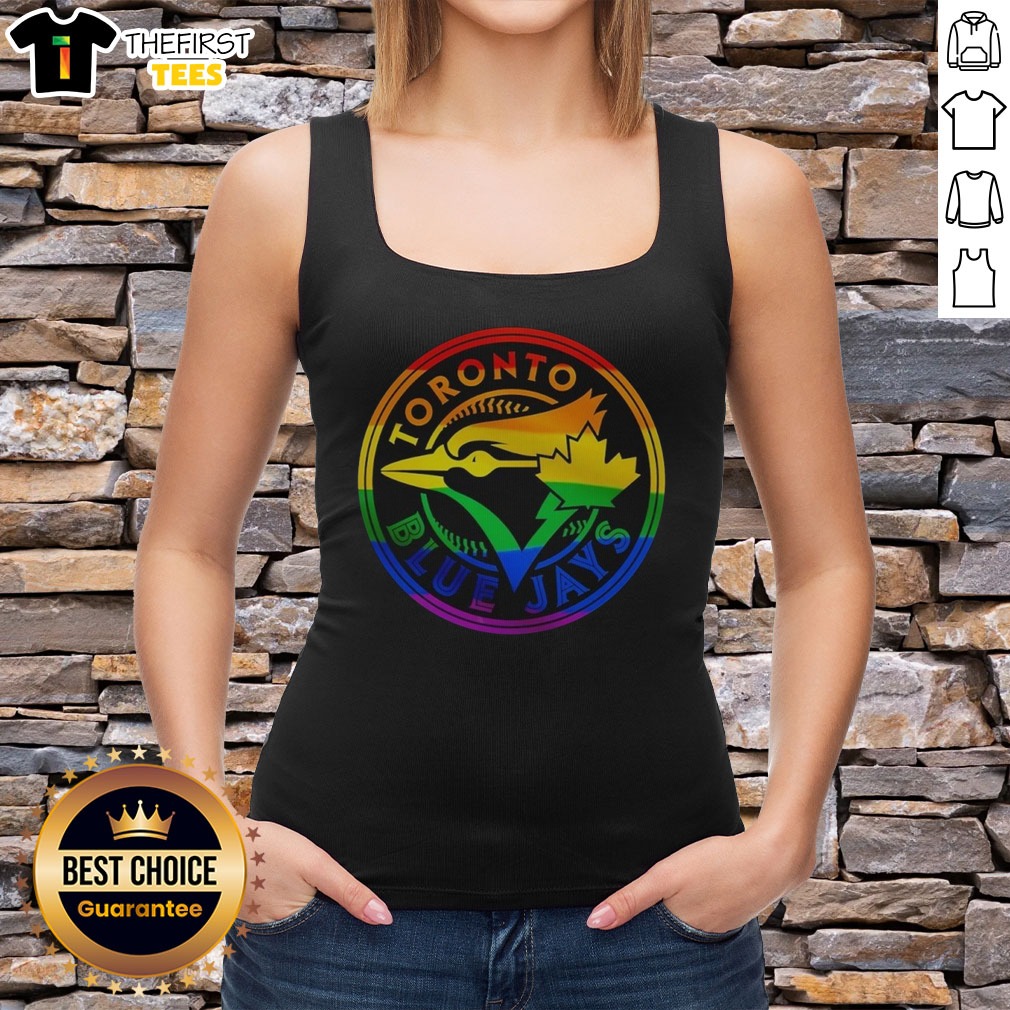 Official Toronto Blue Jays Pride Logo Major League Baseball MLB Logo Shirt on Tank Top Official Toronto Blue Jays Pride Logo Major League Baseball MLB Logo Shirt shown as a tank top preview