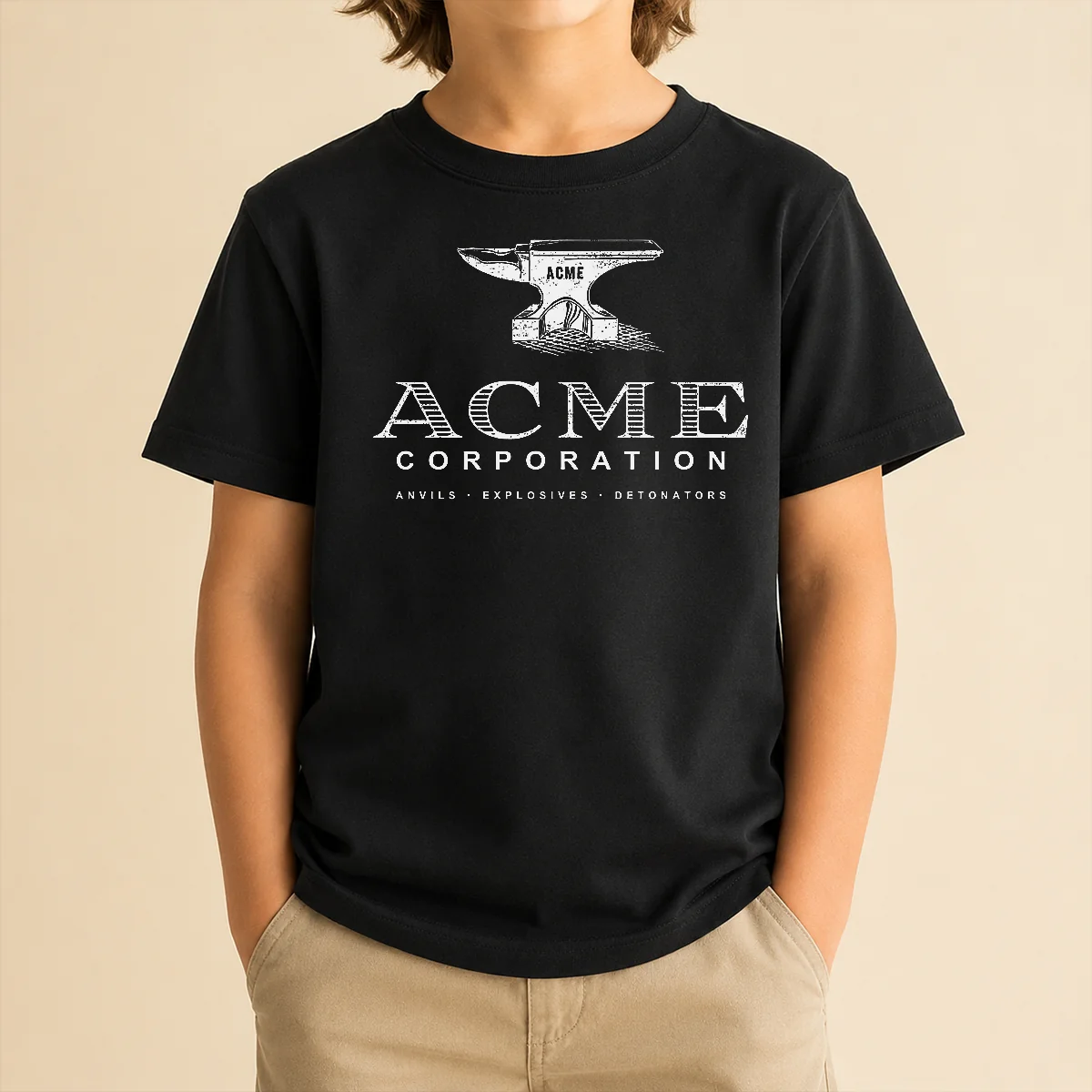 Original ACME Corporation Anvils Explosives Detonators Kids T-Shirt