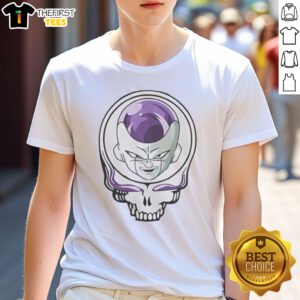 Original Frieza X Grateful Dead Skull Shirt featuring a unique graphic design.