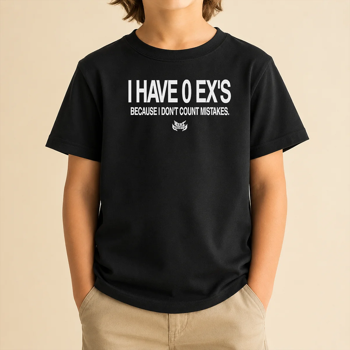 Original I Have 0 Ex'S Because I Don'T Count Mistakes Kids T-Shirt