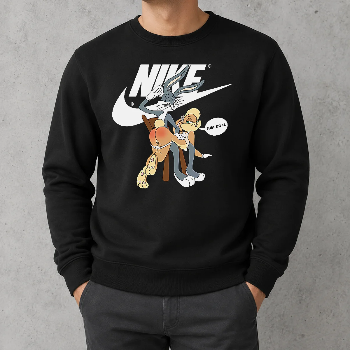 Original Nike Bugs Bunny Spanking Lola Sweater
