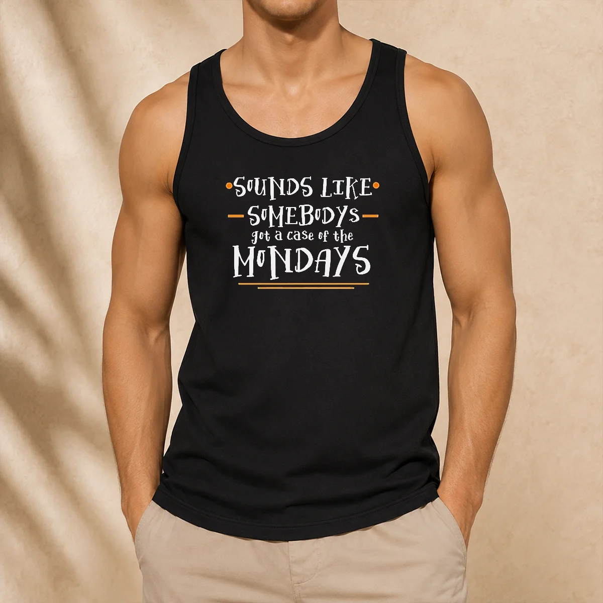 Original Space Movie Sounds Like Somebodys Got A Case Of The Mondays Tank Top