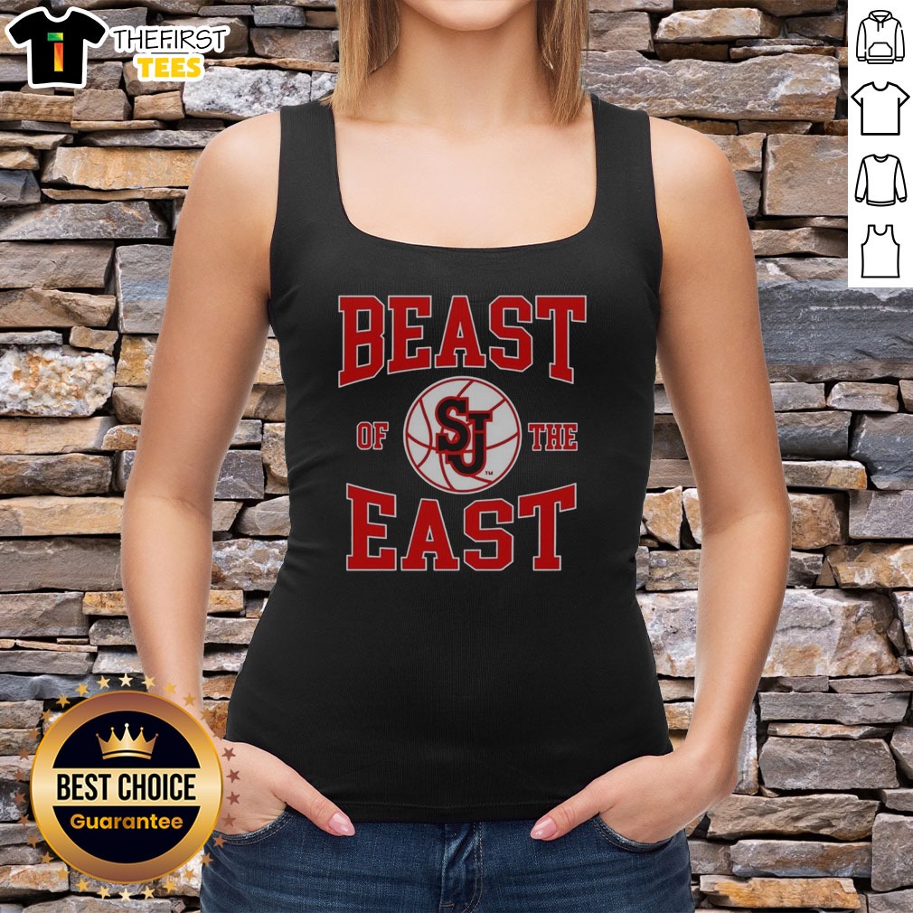 Original St John'S Red Storm Basketball Beast Of The East Shirt on Tank Top Original St John'S Red Storm Basketball Beast Of The East Shirt shown as a tank top preview