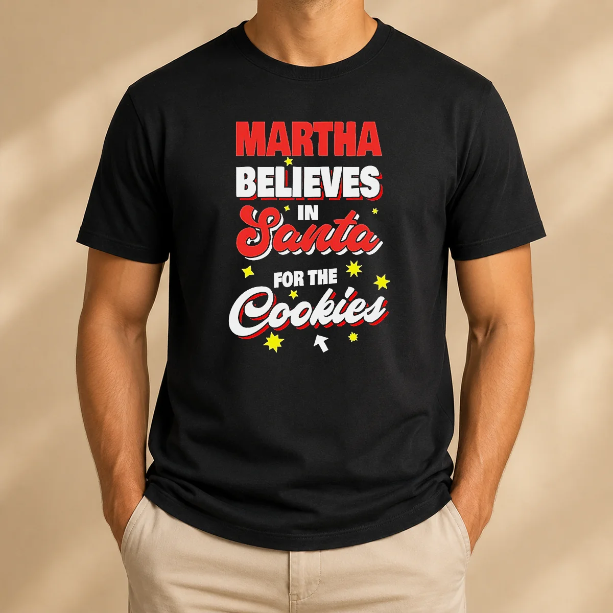 Premium Martha Believes In Santa For Shirt Premium Martha Believes In Santa For Shirt