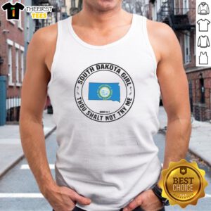 Premium South Dakota Girl Thou Shalt Not Try Me Mood 24 7 State Map Tank Top, perfect for summer wear