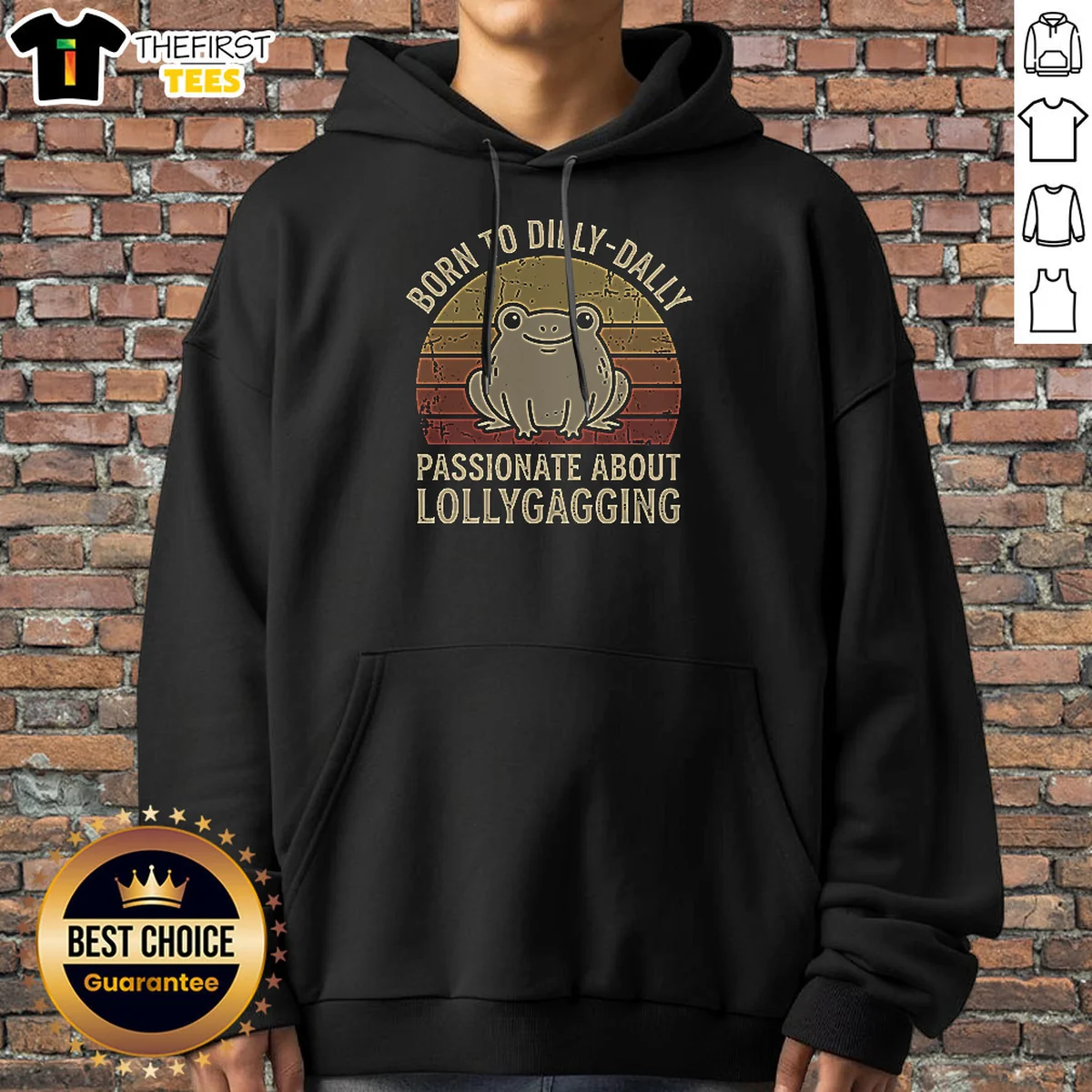 Pretty Born To Dilly‑Dally Passionate About Lollygagging Hoodie