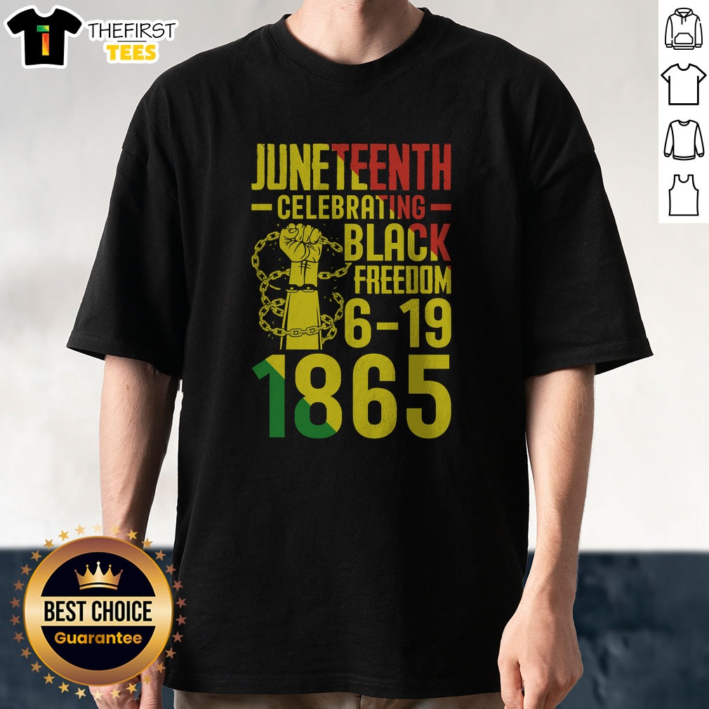 Pretty Juneteenth Celebrating Black Freedom 6 19 1865 Shirt on Classic Shirt Pretty Juneteenth Celebrating Black Freedom 6 19 1865 Shirt shown as a classic shirt preview