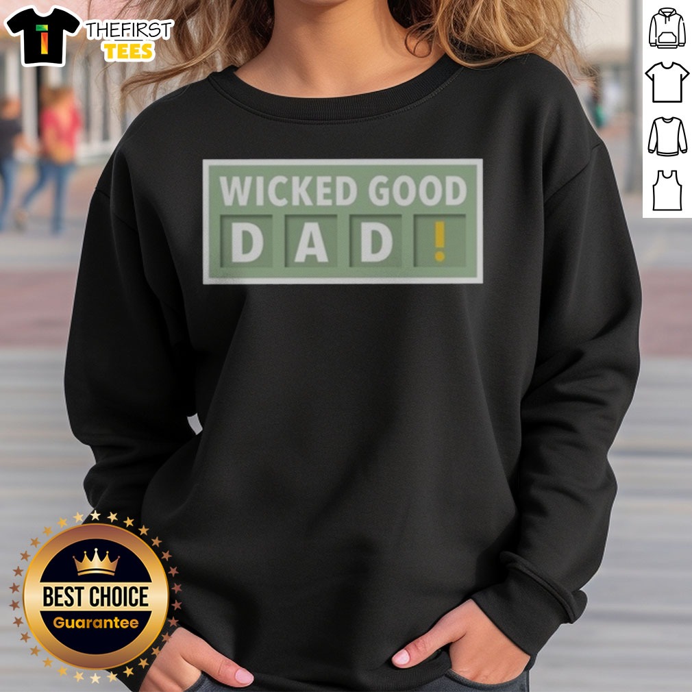 Pretty New England Patriots Wicked Good DAD Wordle Style NFL Football Shirt on Sweatshirt Pretty New England Patriots Wicked Good DAD Wordle Style NFL Football Shirt shown as a sweatshirt preview