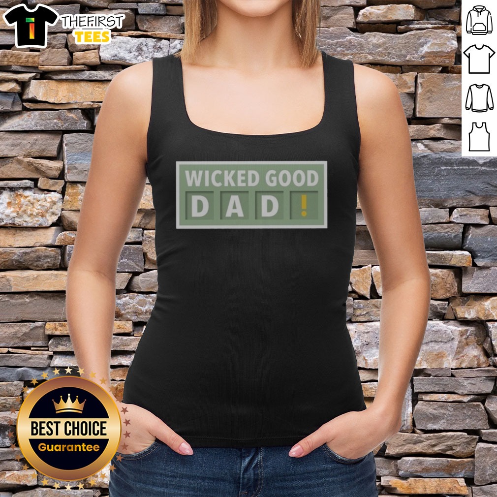 Pretty New England Patriots Wicked Good DAD Wordle Style NFL Football Shirt on Tank Top Pretty New England Patriots Wicked Good DAD Wordle Style NFL Football Shirt shown as a tank top preview