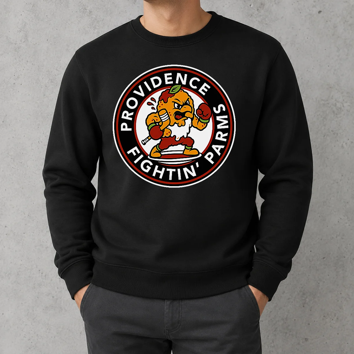 Pretty Providence Bruins Fightin' Parms Sweater