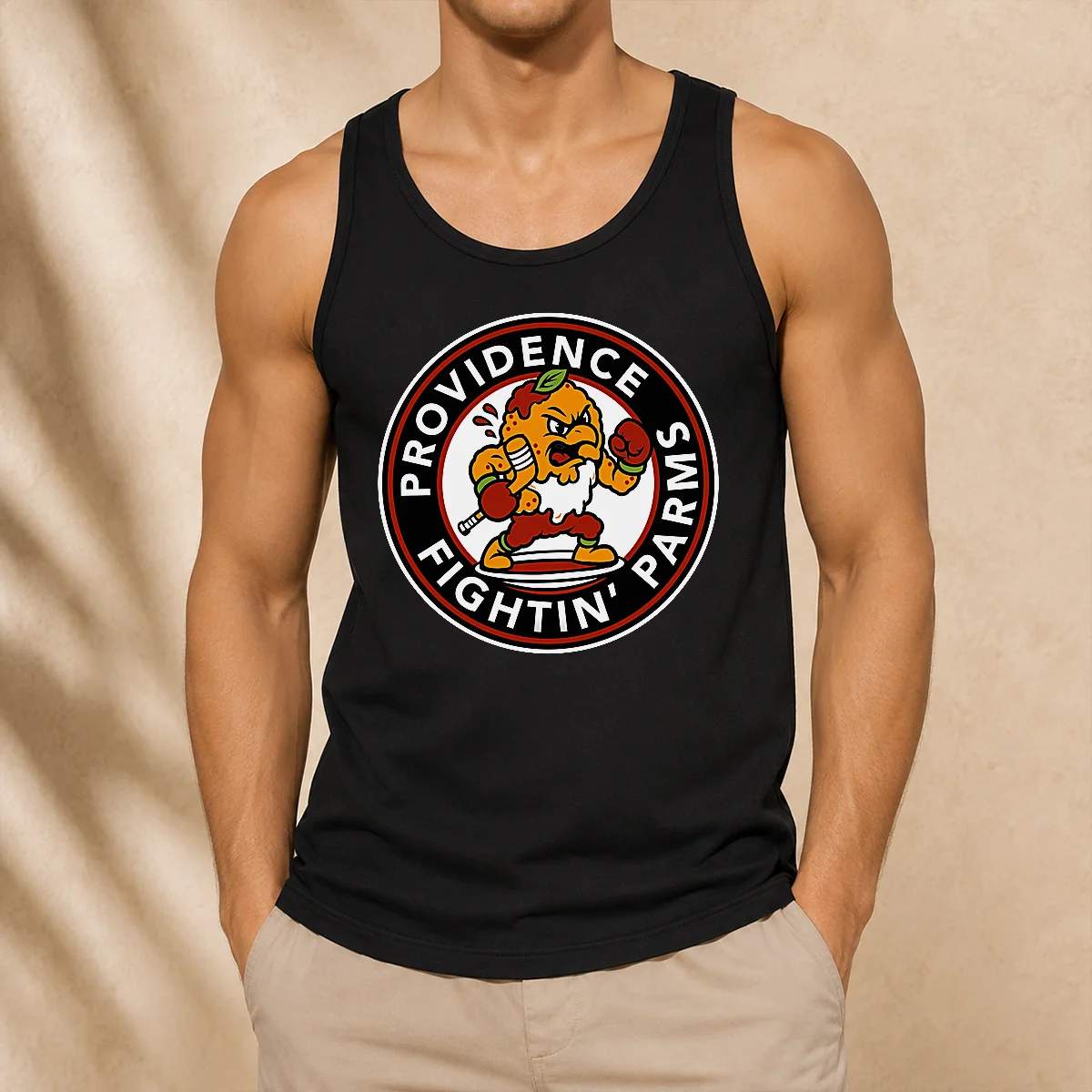 Pretty Providence Bruins Fightin' Parms Tank Top