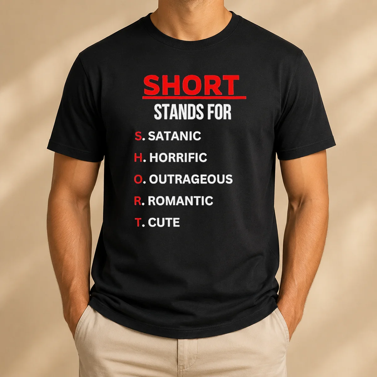 Pretty Short Stands For Satanic Horrific Shirt Pretty Short Stands For Satanic Horrific Shirt