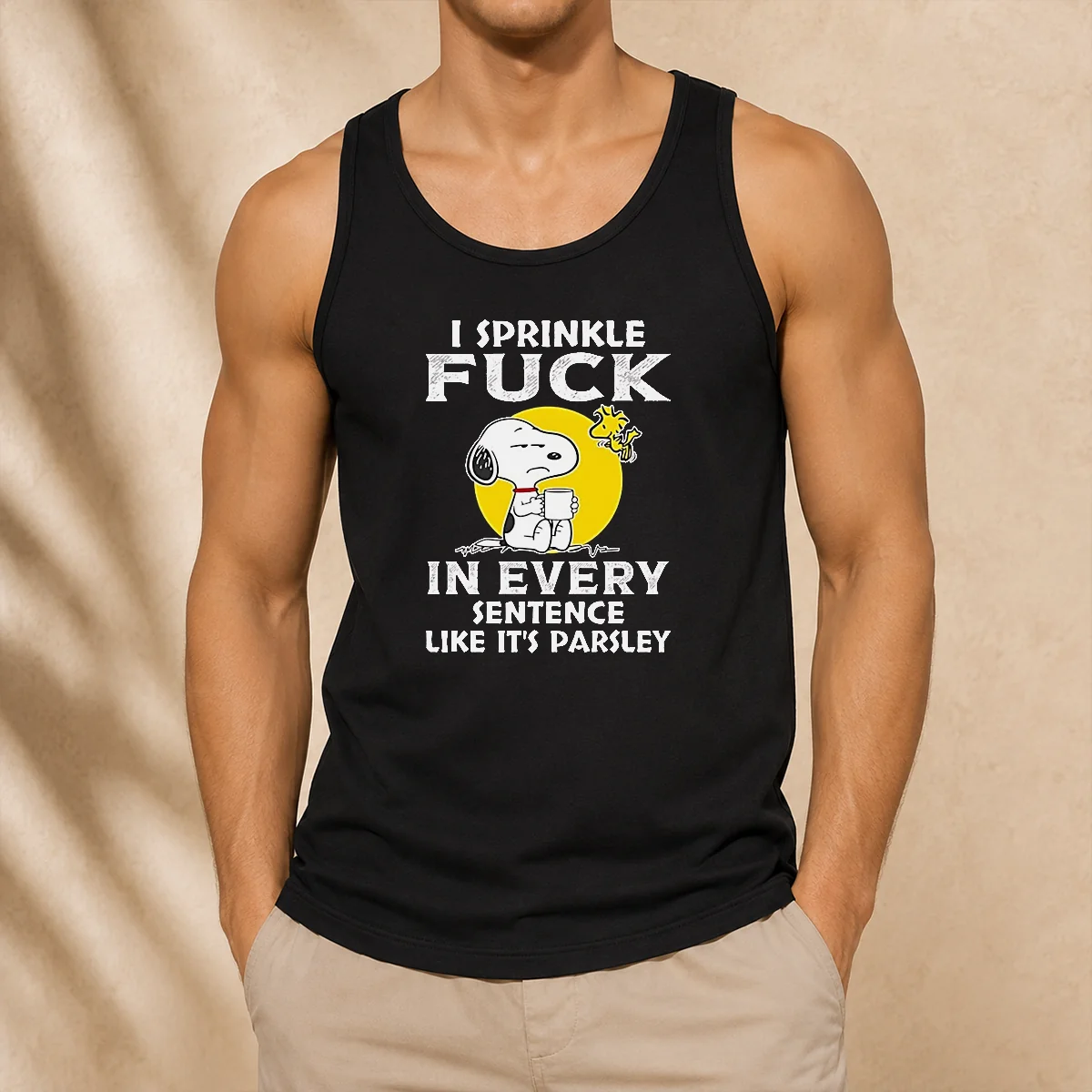 Pretty Snoopy I Sprinkle Fck In Every Sentence Like It'S Parsley Tank Top