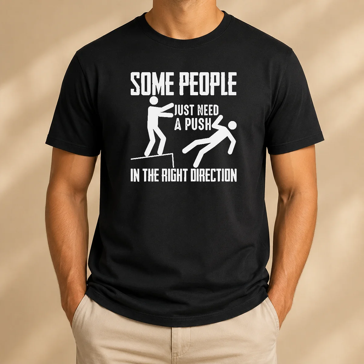 Pretty Stick Figure Dark Humor Ledge Shirt Pretty Stick Figure Dark Humor Ledge Shirt
