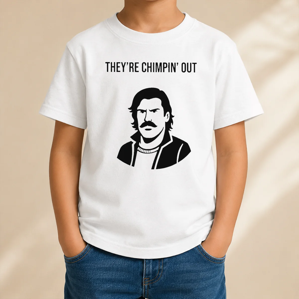 Pretty Theyre Chimpin Out Kids T-Shirt