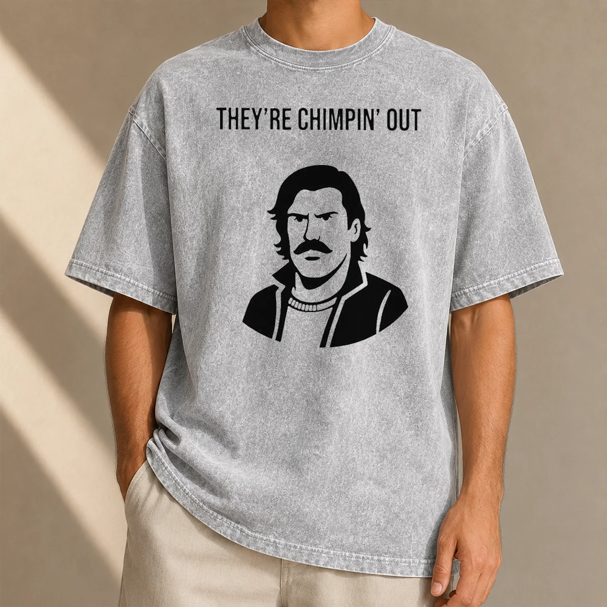 Pretty Theyre Chimpin Out Washed T-Shirt