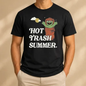 Pretty Vintage Oscar The Grouch Trash Can Hot Trash Summer
