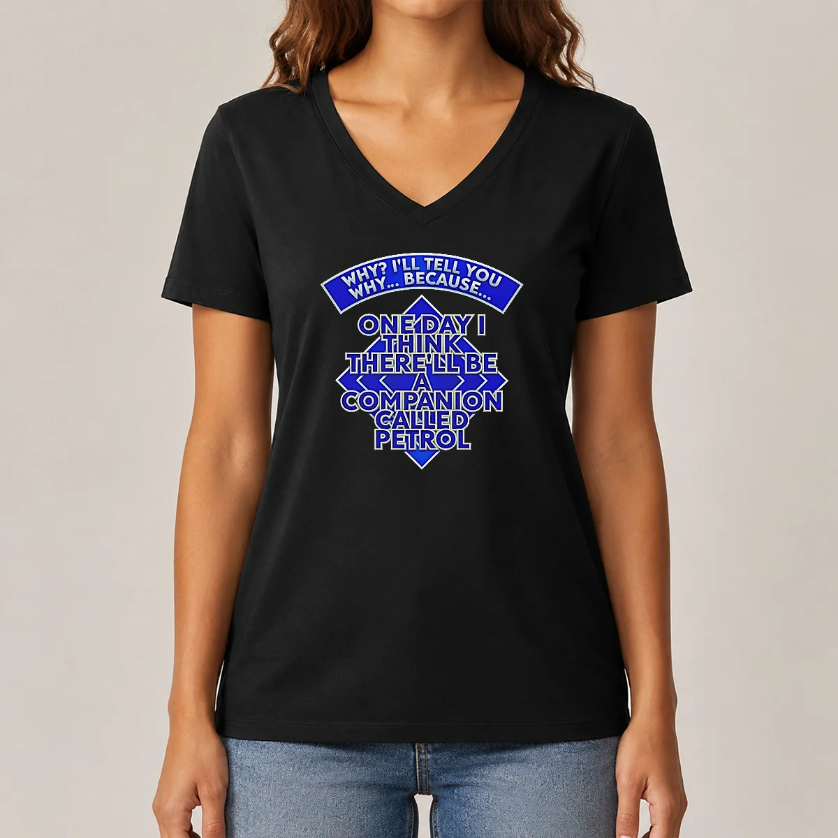 Pretty Why I'Ll Tell You Why V-Neck Shirt Pretty Why I'Ll Tell You Why V-Neck Shirt