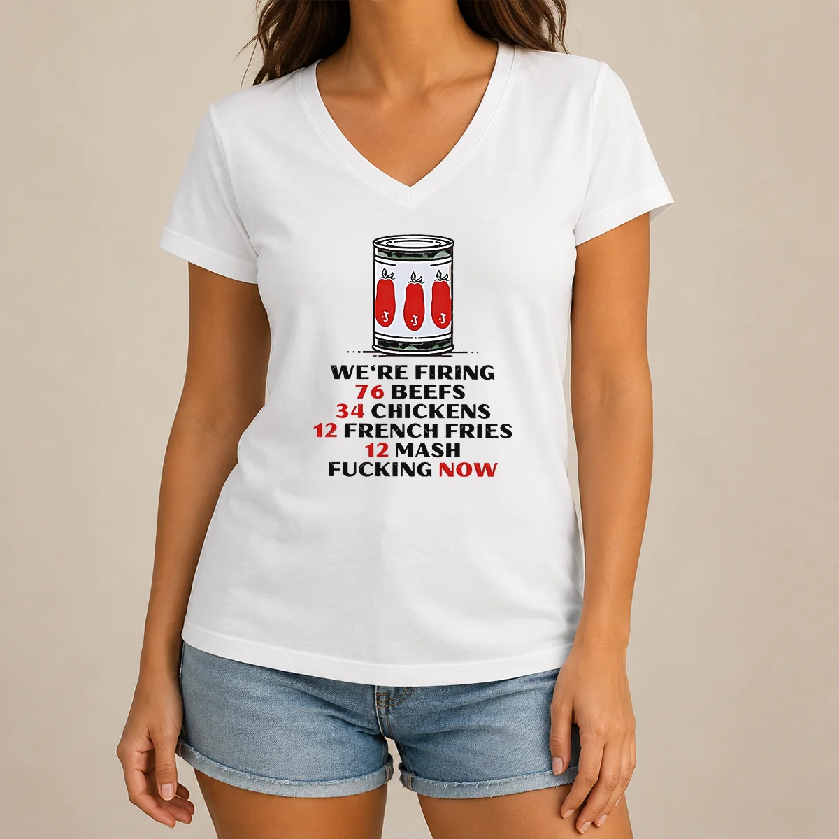 Awesome Funny The Bear We'Re Firing V-Neck Shirt Awesome Funny The Bear We'Re Firing V-Neck Shirt