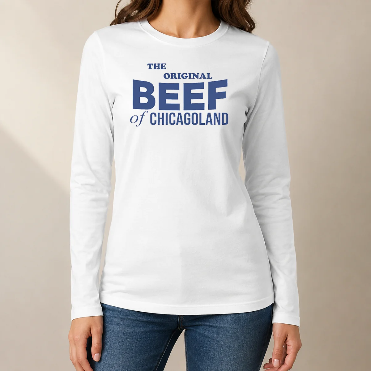 Awesome Nice The Bear Original Beef Of Chicagoland Long Sleeve Shirt