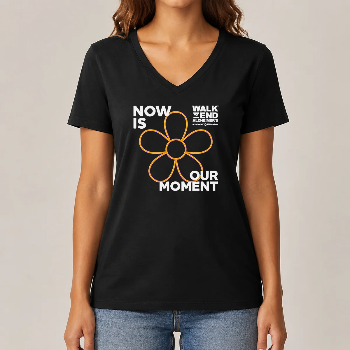 Awesome Now Is Our Monent V-Neck Shirt Awesome Now Is Our Monent V-Neck Shirt