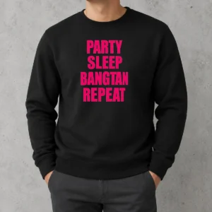 Awesome Party Sleep Bangtan Repeat Sweater