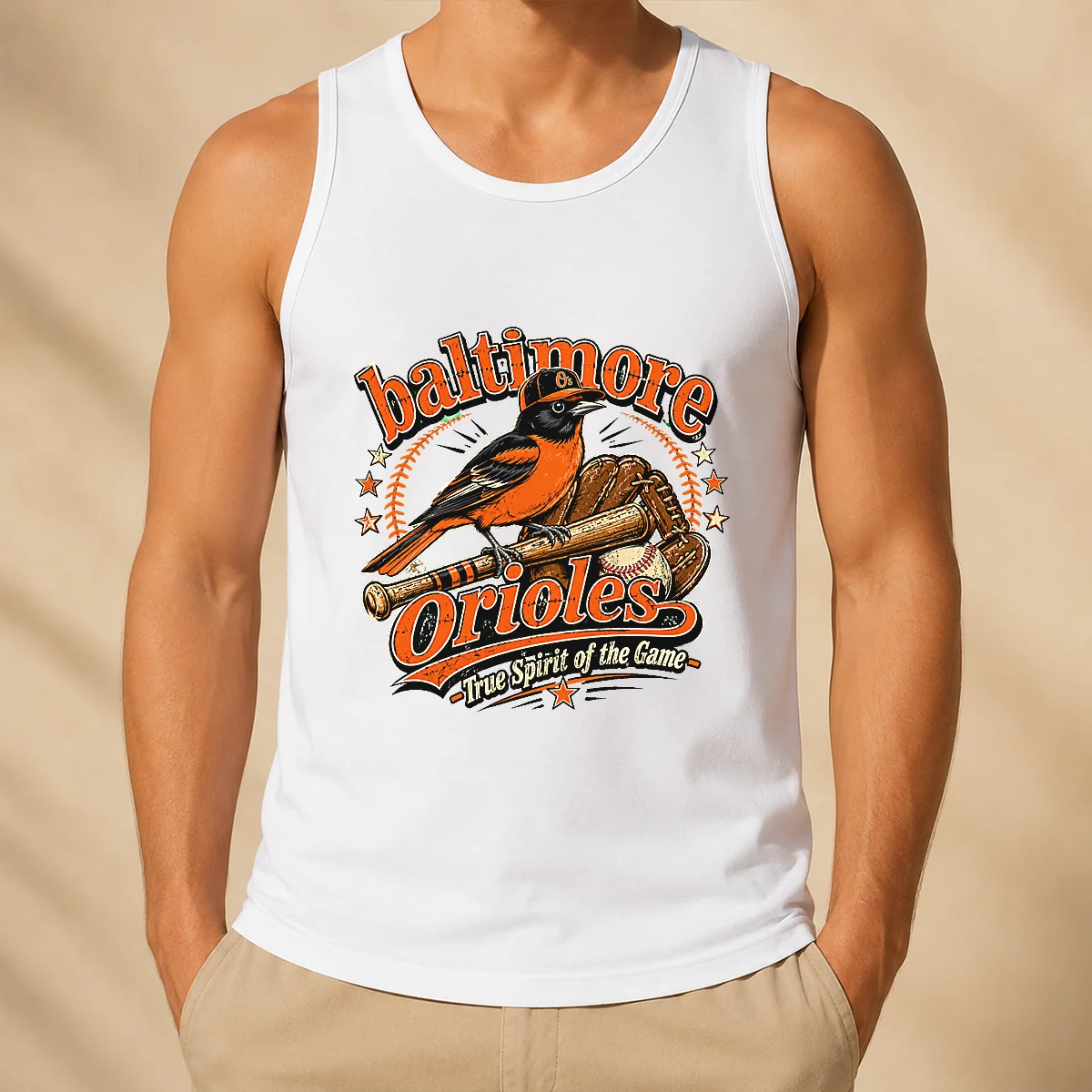 Baltimore Orioles vs Chicago White Sox Retro Baseball Tank Top