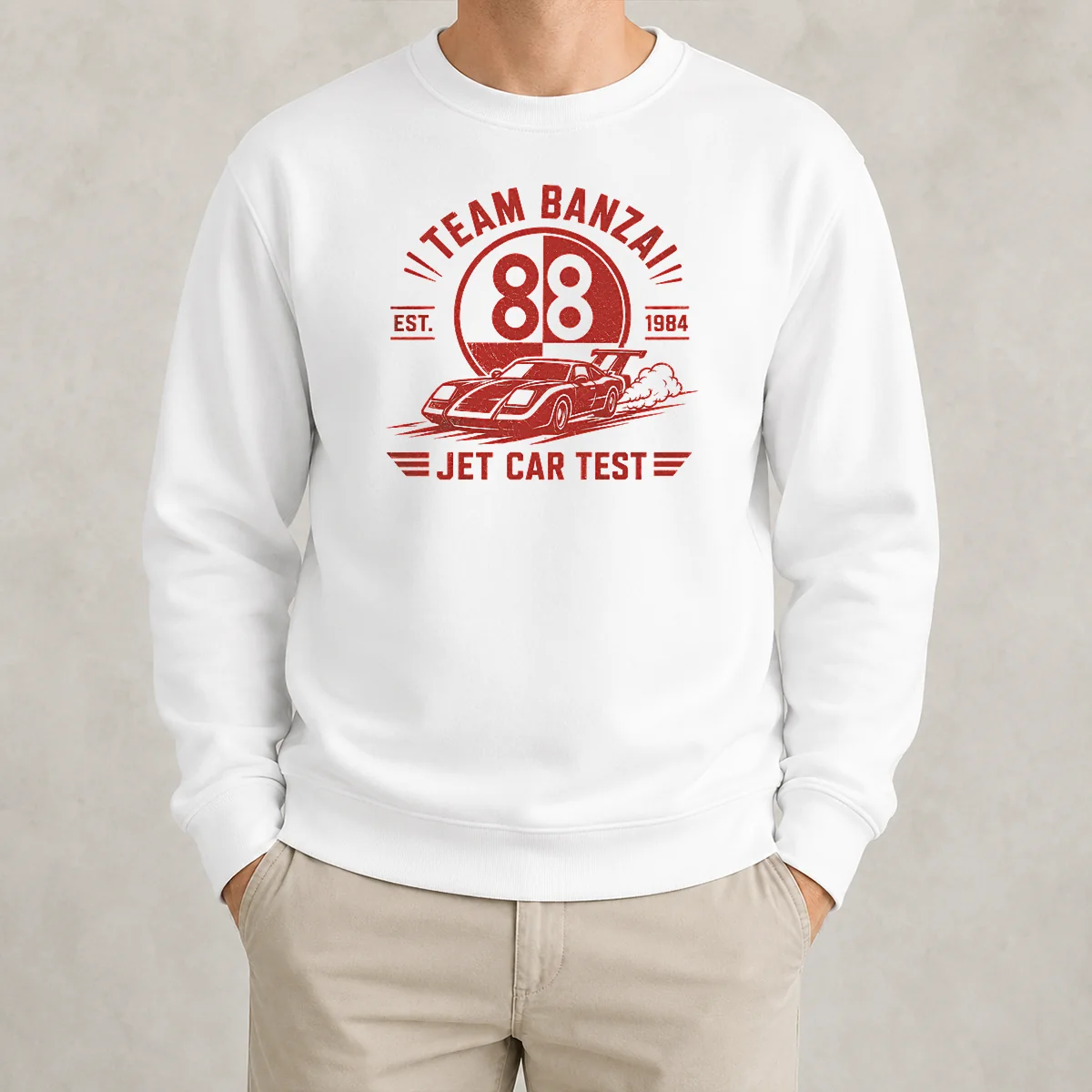 Funny Jet Car Test Sweater