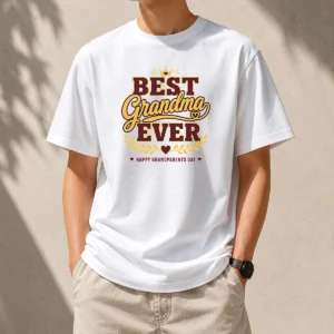 Good Hot Grandparents Day Best Grandma Ever Typography