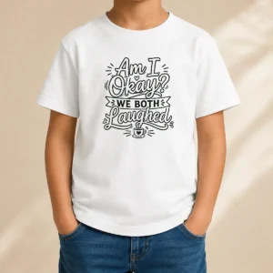 Good Hot Halloween Coffee Quote Line Art Kids T-Shirt
