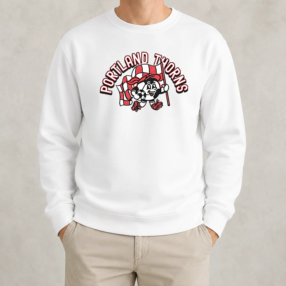 Good Nice Kid'S Portland Thorns Soccer Player Red Sweater