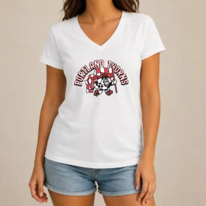 Good Nice Kid'S Portland Thorns Soccer Player Red V-Neck Shirt